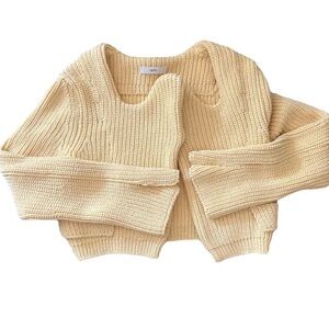 New Recto Yellow Cardigan Size S